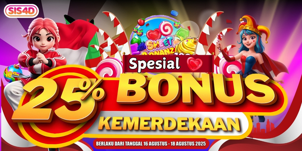 Bonus kemerdekaan 25%